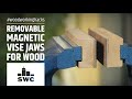 How to make removable magnetic vise jaws for woodworking