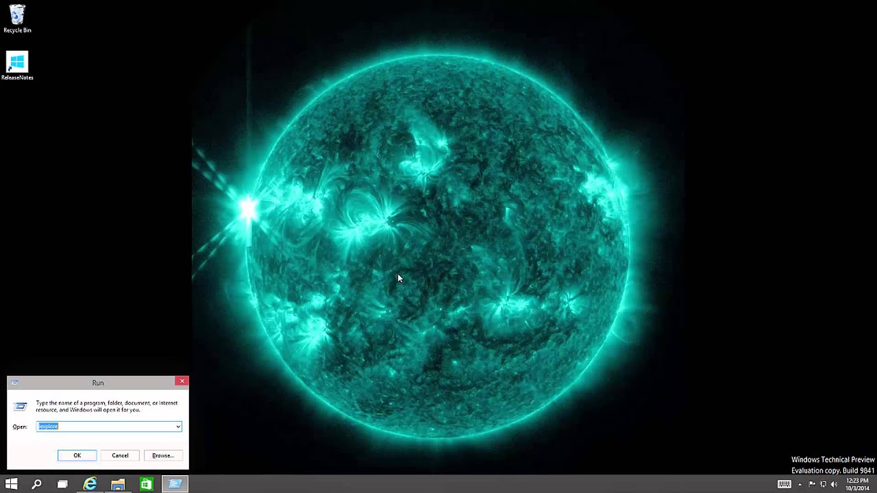 Quick demo of Windows 10 Technical Preview Start and Virtual Desktops