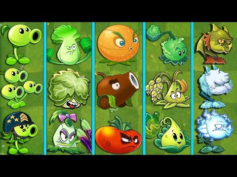 PVZ 2 - Random All Best Team Plants POWER-UP Battlez - Who Will Win?