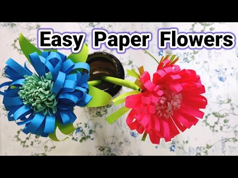 Easy Paper Flowers| DIY flowers|Teacher’s Day special @Rashi Aggrawal