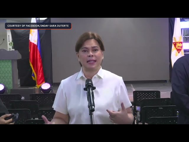 Sara Duterte: They’re rushing my impeachment because case is falling apart