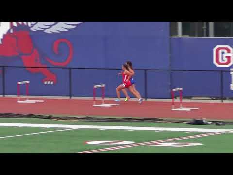 VarG 300m Hurdles vs Servite & Rosary 3-7-18 - Los Alamitos Girls