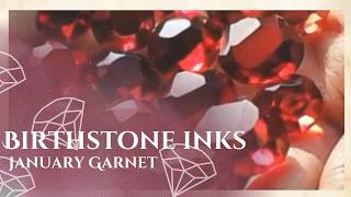 Best Red Fountain Pen Inks: The January Birthstone Collection