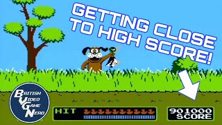 Will I get a 999999 score? Duck Hunt (NES) gameplay - BVGN