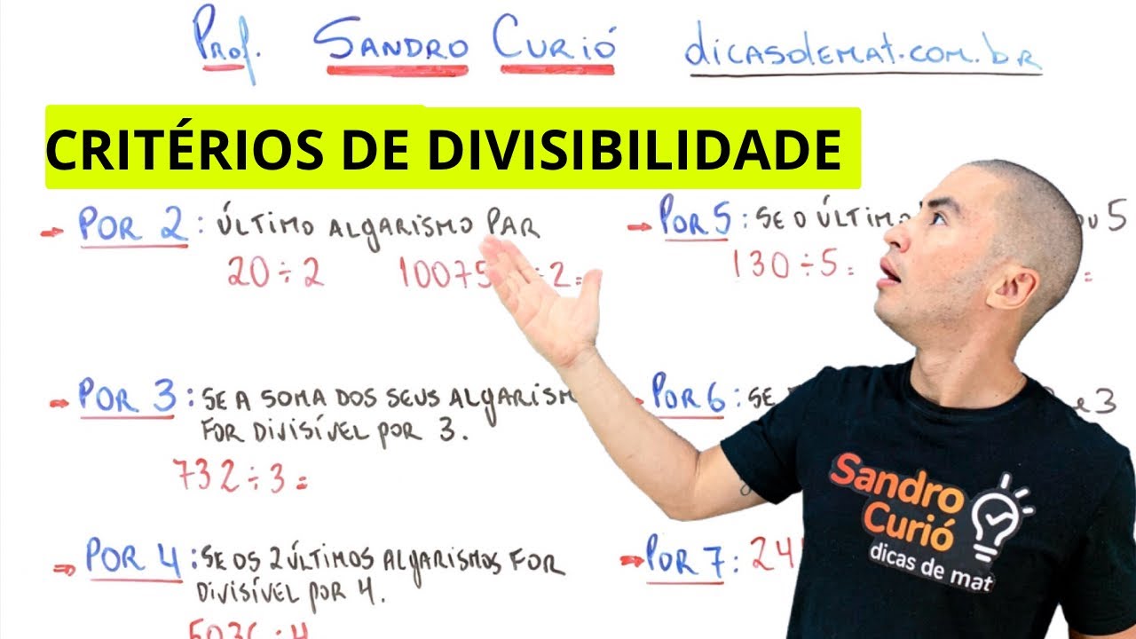 RÁPIDO e FÁCIL | CRITÉRIOS DE DIVISIBILIDADE