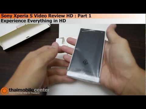 Sony Xperia S Video Review HD (Thai) : Part 1