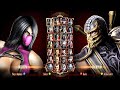 MILEENA VS SCORPION MORTAL KOMBAT 9 KOMPLETE EDITION GAMEPLAY