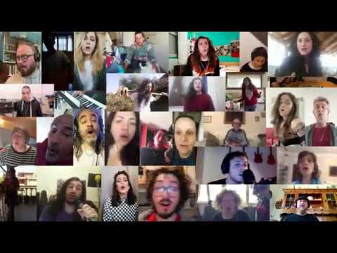 “Always Look On The Bright Side of Life” - 30 singing people cover
