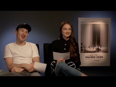 Thumbnail of the video: Barry Keoghan and Raffey Cassidy interview each other