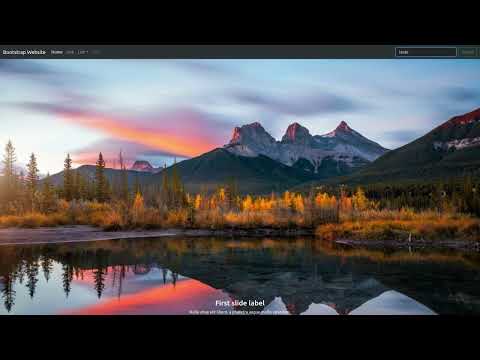 Bootstrap Website Demo