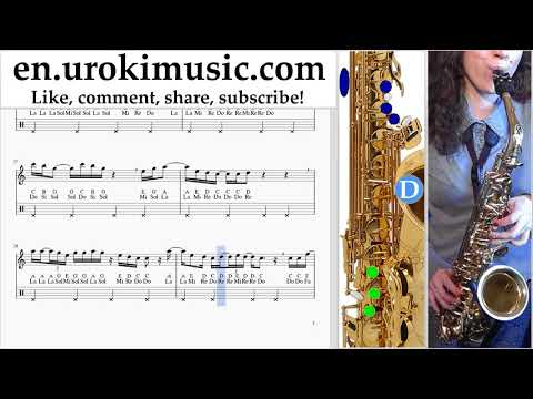 Saxophone lessons (Alto) Martin Garrix feat Khalid - Ocean Sheet Music Tutorial um-i352