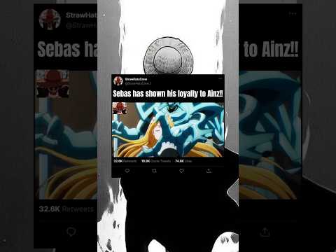 Sebas has shown his loyalty to Ainz!! #overlord #anime