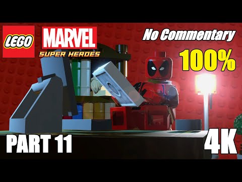 LEGO Marvel Super Heroes (PC) – Part 11 | 100% Full Playthrough [4K No Commentary]