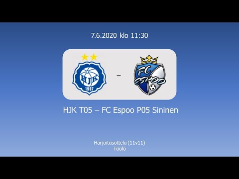 HARJOITUSOTTELU: HJK T05 - FC Espoo P05 Sininen