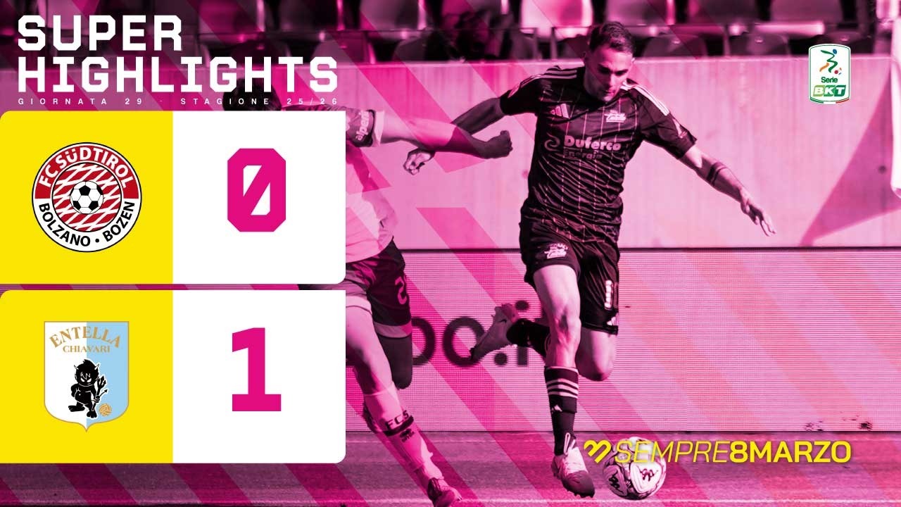 Südtirol vs Virtus Entella Highlights