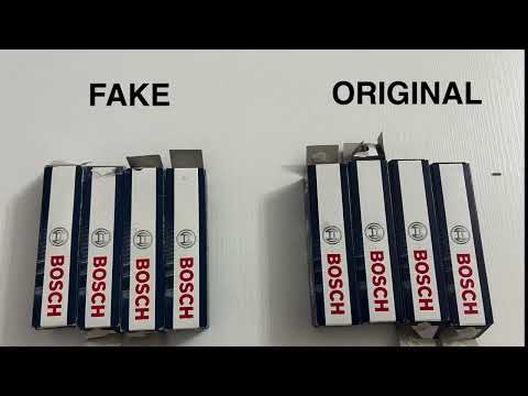 Bosch spark plugs Fake and Original review spark plugs fake and original Bosch