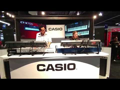 Larry Dunn and Rachel Flowers at Winter NAMM 2018