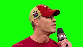 John Cena "I have been the victim of an abusive relationship" green screen