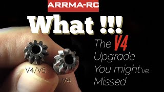 Arrma UPGRADES - Hardened Steel Input Gear! ALERT V4 Owners!