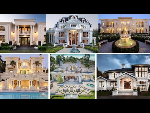 Ideas for facades of luxury houses or mansions