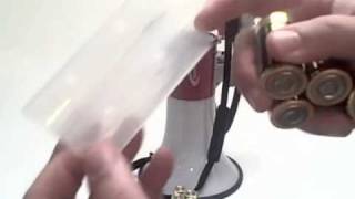 Califone Battery Installation for the PA20-R & PA25-R Megaphones