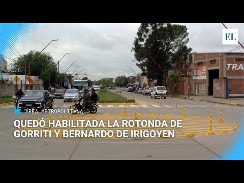 Quedó habilitada la rotonda de Gorriti y Bernardo de Irigoyen