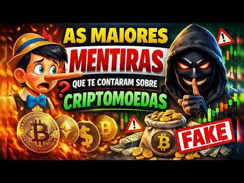 AS MAIORES MENTIRAS QUE TE CONTARAM SOBRE CRIPTOMOEDAS