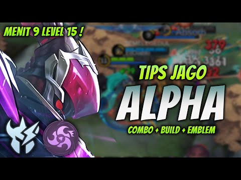 CARA MAIN ALPHA META TERBARU ! BUILD & EMBLEM ALPHA TERSAKIT 2024 ! | ALPHA JUNGLER GAMEPLAY