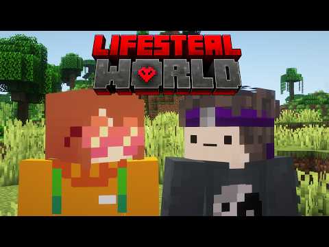 Lifesteal World * Panda hunt with Wifies!