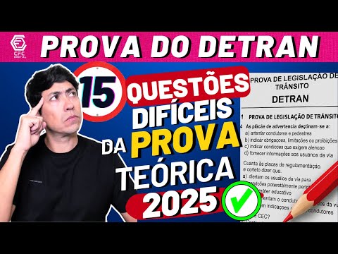 TRAFFIC LEGISLATION - DETRAN 2025 SIMULATION EXAM WITH 15 QUESTIONS - DETRAN 2025 EXAM REVIEW