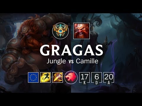 Gragas Jungle vs Camille - EUW Challenger Patch 8.24