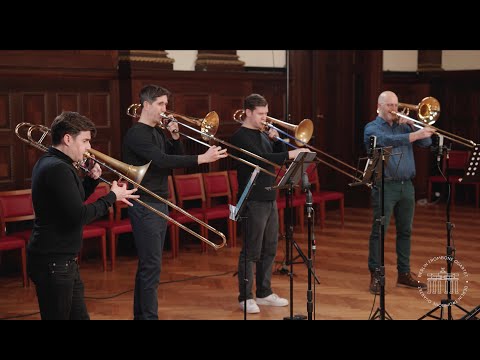 J.S. Bach: Toccata and Fugue D minor (Arr. Lars Karlin) // Berlin Trombone Quartet