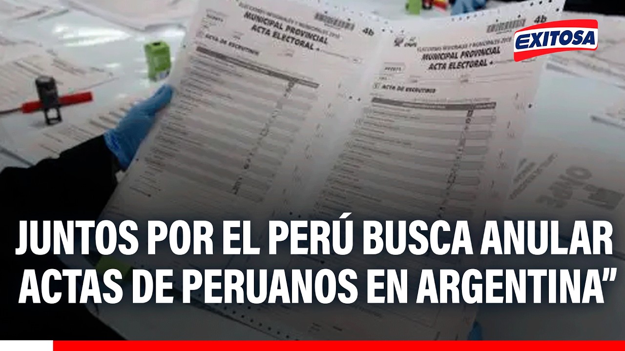 🔴🔵JP busca anular actas de Argentina: “Se han identificado cosas preocupantes”, señala Marco Zevallo