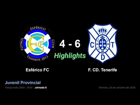 Juvenil Provincial Tenerife. Esférico FC -  F. CD. Tenerife (Highlights)