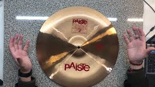 Video thumbnail for Paiste 2002 Novo China 18 Review Análisis by Soy Carlos Baca Gomez