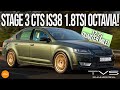 CTS IS38 Turbo Stage 3 Octavia TSI running 12.7 seconds in the 1/4 mile! (TVS Stage 4 TCU)