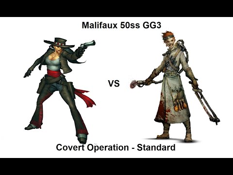 Malifaux Madness M3e GG3 Perdita Ortega (Guild) vs Dr McMourning (Resurrectionists) 50ss