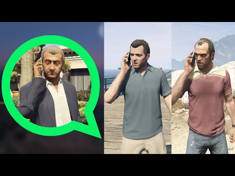 GTA 5 - All Secret Phone Calls To Martin Madrazo (Michael & Trevor)