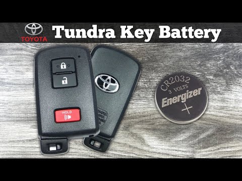 How To Replace 2019 - 2021 Toyota Tundra Key Fob Battery - Change Replacement Remote Fob Batteries