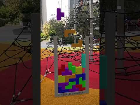 Tetris in real life  #tetris #tetris99 #tetrisGame