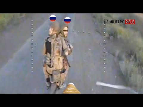Deadly Hunt—Ukrainian FPV Drone Hits 48 Russian Troops and Motorcycle Invaders in Donetsk