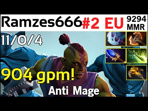 Ramzes666 (VP) - Anti Mage -  Rank#2 europe - Highlights Dota 2 Dota2