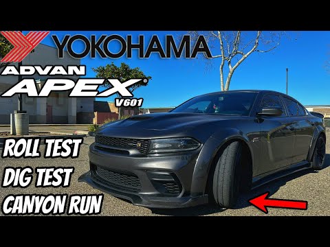 Testing Yokohama Advan Apex v601 On A Dodge Charger 392 Scat Pack - Road Test & Initial Review