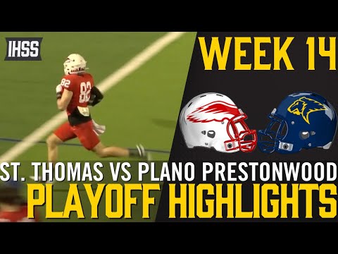 St. Thomas vs Plano Prestonwood - 2023 Week 14 Football Highlights