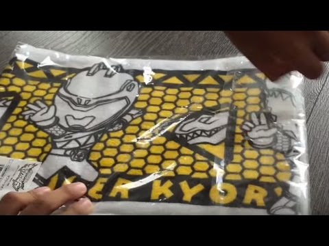 [Unboxing #1] Kyôryûger (Power Rangers Dino Charge), écharpe éponge (muffler towel)