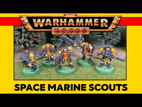 Space Marine Scouts | Warhammer 40k 2nd edition