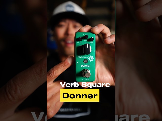 Vídeo relacionado con Donner Digital Reverb Guitarra Efecto Pedal Verbo Cuadrado 7 Modos