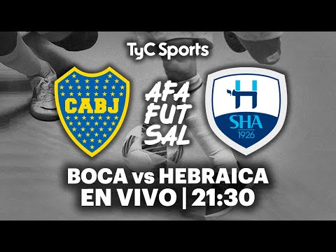 EN VIVO 🔴 BOCA vs HEBRAICA | Futsal AFA - Primera División