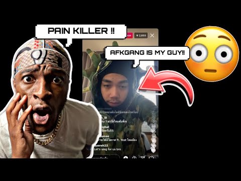 1MILL ON INSTAGRAM LIVE LISTENING TO HIS SONG PAINKILLER 2! -AFKGANG REACTION!