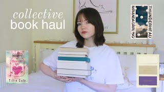 a 10 book collective book haul